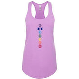 Womens 7 Chakras Racer-back Tank Top - Yoga Clothing for You - 9