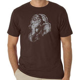 Mens Ganesha Profile Organic Cotton T-Shirt - Yoga Clothing for You - 2