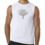 Mens "Tree of Life" Muscle Tee Shirt - Yoga Clothing for You - 8