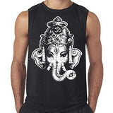 Mens "Ganesha" Muscle Tee Shirt - Yoga Clothing for You