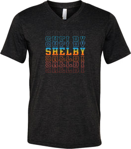 Shelby Repeat Tri Blend V-neck Shirt