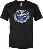 Ford Motor Co Vintage Tri Blend V-neck Shirt