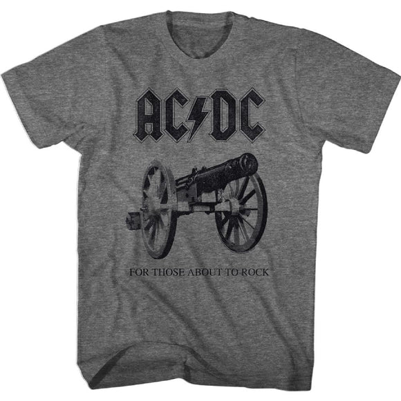 AC/DC About to Rock Grey T-shirt