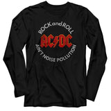 AC/DC Long Sleeve T-Shirt Noise Pollution Black Tee