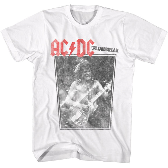 AC/DC Vintage 74 Jailbreak White T-shirt