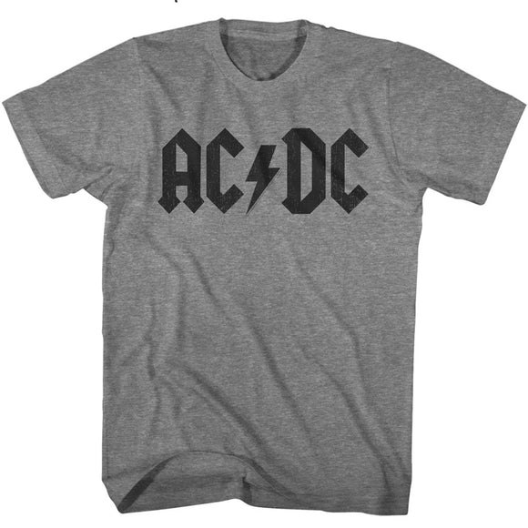 AC/DC Vintage Dark Logo Grey T-shirt