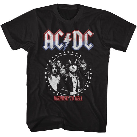 AC/DC Americana Highway to Hell Black Tall T-shirt