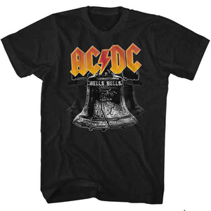 AC/DC Hells Bells Songs Black Tall T-shirt