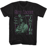 Alice Cooper From the Inside Black T-shirt