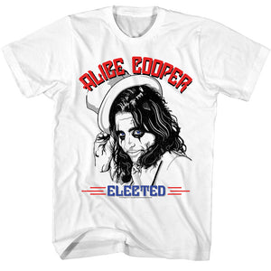 Alice Cooper Elected White T-shirt