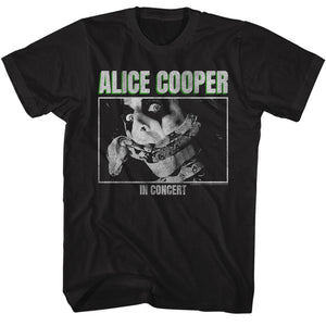 Alice Cooper In Concert Black T-shirt