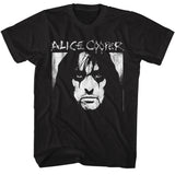 Alice Cooper Face Logo Black T-shirt