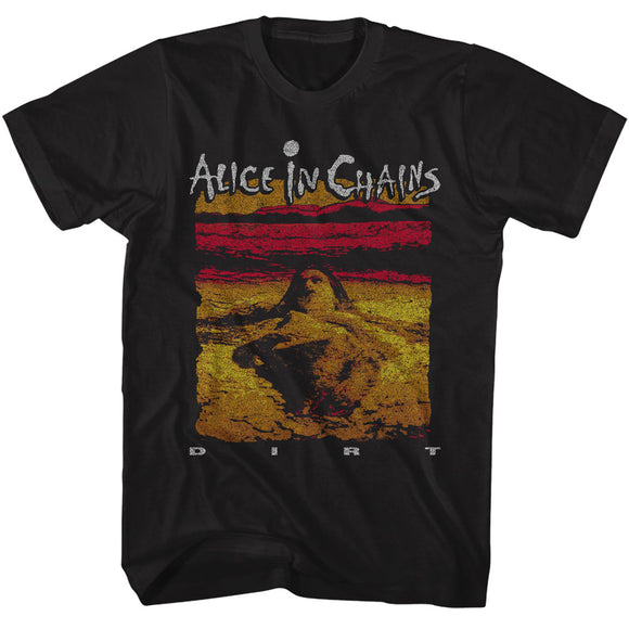 Alice in Chains Vintage Dirt Album Black T-shirt