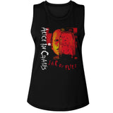 Alice in Chains Jar of Flies Album Ladies Sleeveless Muscle Black Tank Top