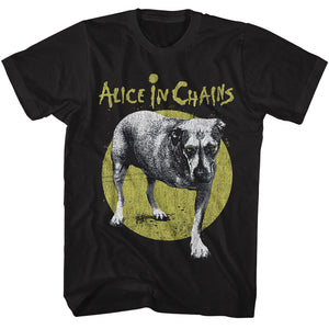 Alice in Chains Vintage Tripod Dog Black Tall T-shirt