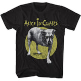 Alice in Chains Vintage Tripod Dog Black T-shirt