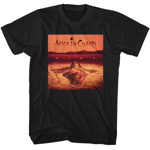 Alice in Chains Dirt Album Cover Black T-shirt