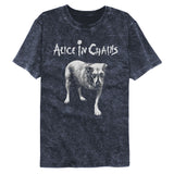 Alice in Chains Tripod Navy Mineral Washed T-shirt