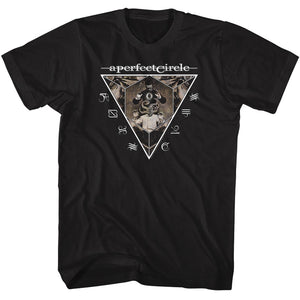 A Perfect Circle Arcane Triangle Black T-shirt