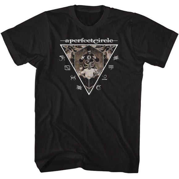 A Perfect Circle Arcane Triangle Black T-shirt