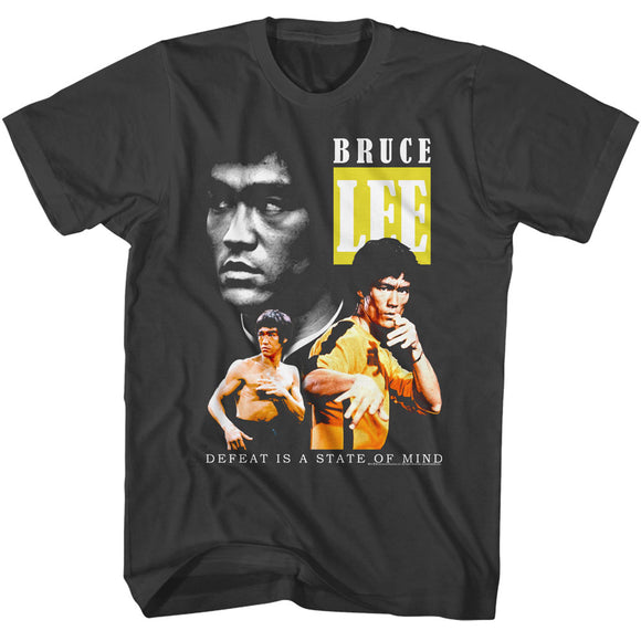 Bruce Lee Triple Pose Defeat Smoke T-shirt