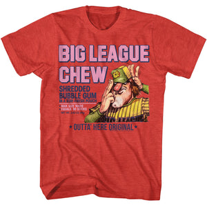 Big League Chew Pitcher Red Heather T-shirt