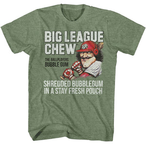 Big League Chew Shredded Green Heather T-shirt