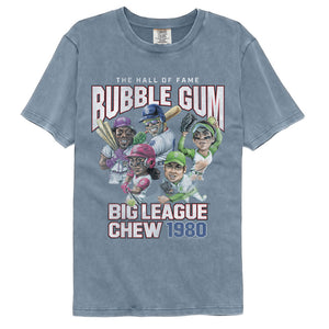 Big League Chew Hall of Fame Washed Blue Jean T-shirt