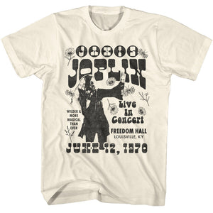 Janis Joplin Wilder and More Magical Natural T-shirt