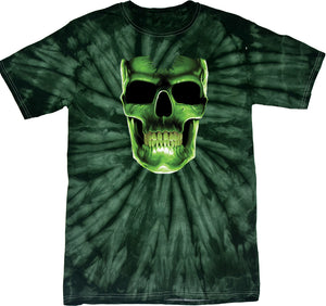 Halloween T-shirt Glow Bones Spider Tie Dye Tee - Yoga Clothing for You