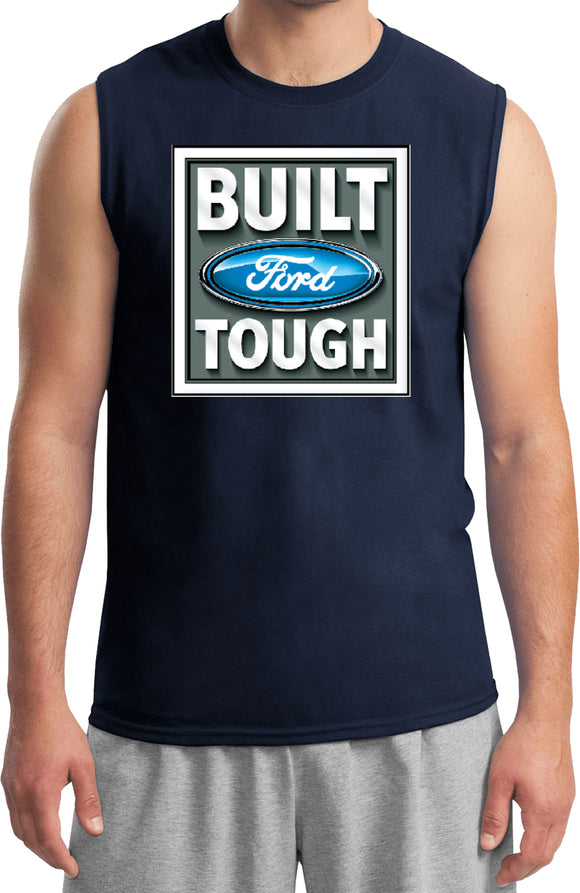 Built Ford Tough Muscle Shirt - Yoga Clothing for You