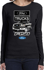 Ladies Ford Trucks T-shirt F-150 Long Sleeve - Yoga Clothing for You