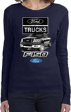 Ladies Ford Trucks T-shirt F-150 Long Sleeve - Yoga Clothing for You