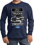 Kids Ford Truck T-shirt F-150 Youth Long Sleeve - Yoga Clothing for You