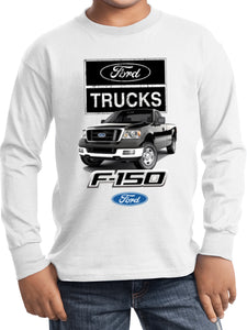 Kids Ford Truck T-shirt F-150 Youth Long Sleeve - Yoga Clothing for You