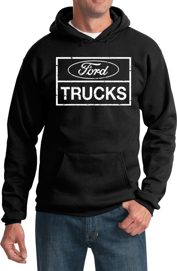 Distressed Ford Trucks Hoodie - Yoga Clothing for You