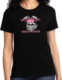 Ladies Breast Cancer T-shirt Bikers Against Breast Cancer Tee - Yoga Clothing for You