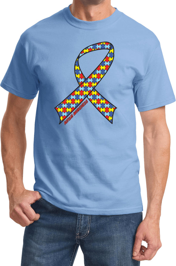 Autism Ribbon T-shirt - Yoga Clothing for You