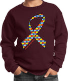 Kids Autism Ribbon Sweatshirt - Yoga Clothing for You