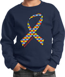 Kids Autism Ribbon Sweatshirt - Yoga Clothing for You