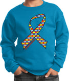 Kids Autism Ribbon Sweatshirt - Yoga Clothing for You