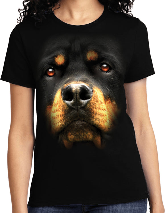 Ladies Rottweiler T-shirt - Yoga Clothing for You