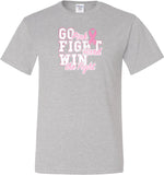 Breast Cancer T-shirt Go Fight Win Tall Tee - Yoga Clothing for You