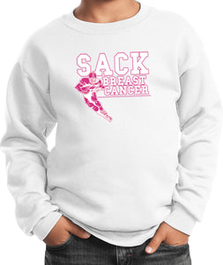 Kids Breast Cancer Sweatshirt Sack Cancer - Yoga Clothing for You