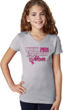 Girls Breast Cancer T-shirt Pink For My Hero V-Neck - Yoga Clothing for You