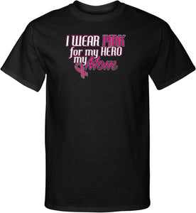 Breast Cancer T-shirt Pink For My Hero Tall Tee - Yoga Clothing for You