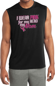 Breast Cancer T-shirt Pink For My Hero Sleeveless Competitor Tee - Yoga Clothing for You