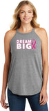 Breast Cancer Awareness Tank Top Dream Big Ladies TriRocker Tank - Yoga Clothing for You