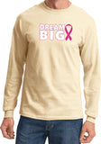 Breast Cancer Awareness T-shirt Dream Big Long Sleeve - Yoga Clothing for You