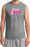 Breast Cancer T-shirt Beat Cancer Muscle Tee - Yoga Clothing for You